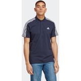 adidas - Poloshirt - Wit - 100% Katoen - Zijsplitten aan de Zoom