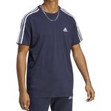 adidas Sportswear Essentials Single Jersey 3-Stripes T-shirt - Heren - Zwart