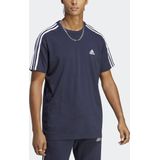 adidas Sportswear Essentials Single Jersey 3-Stripes T-shirt - Heren - Zwart