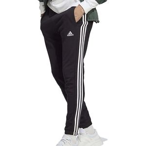 adidas Sportswear Essentials French Terry Tapered Elastic Cuff 3-Stripes Broek - Heren - Zwart