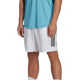 adidas - Performance Club 3-Stripes - Tennis Short - Wit - Polyester