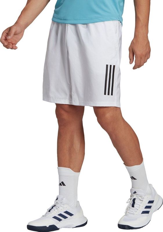 adidas - Performance Club 3-Stripes - Tennis Short - Wit - Polyester
