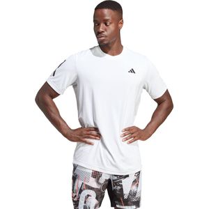 Functioneel - Club - Sportshirt - Gerecycled Materiaal - Ronde Hals, Logoprint, Kwartmouw