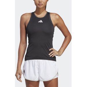 adidas Performance Club Tennis Tanktop - Dames - Zwart - 100% Polyester - Racerbackmodel