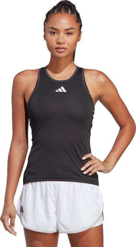 adidas - Club - Tennis Tank Top - Zwart - 100% Gerecycled Polyester