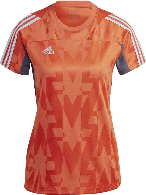adidas - Tiro - T-shirt - Zwart - Synthetisch - Korte Mouwen