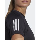 adidas Club T-shirt - Ronde Hals - Zwart - 100% Gerecycled Polyester