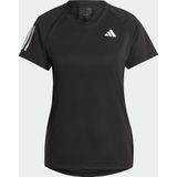 adidas Club T-shirt - Ronde Hals - Zwart - 100% Gerecycled Polyester