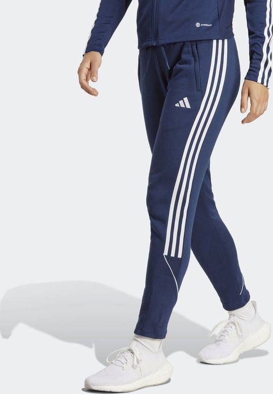 adidas - Tiro 23 League - Sportbroek - Zwart - Fleece - Katoen/Gerecycled Polyester