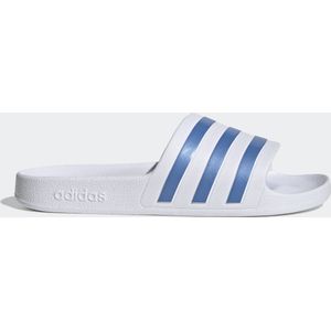 Adidas Adilette Aqua dames Slippers, Ftwr White/Blue Fusion Met./Ftwr White, 43 1/3 EU