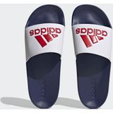 adidas ADILETTE SHOWER SLIDES uniseks-volwassene sandalen Douche- en badschoenen, Ftwr White Better Scarlet Victory Blue, 40 2/3 EU