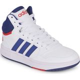 adidas Hoops Mid 3.0 AC I Sneakers voor kinderen, uniseks, meerkleurig (Ftwr White Victory Blue Better Scarlet), 36.5 EU