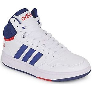 adidas Hoops Mid 3.0 AC I Sneakers voor kinderen, uniseks, meerkleurig (Ftwr White Victory Blue Better Scarlet), 31 EU