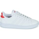 adidas Advantage Sneakers voor heren, Ftwr White Ftwr White Better Scarlet