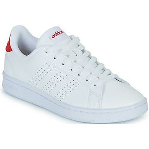 adidas Advantage Sneakers voor heren, Ftwr White Ftwr White Better Scarlet