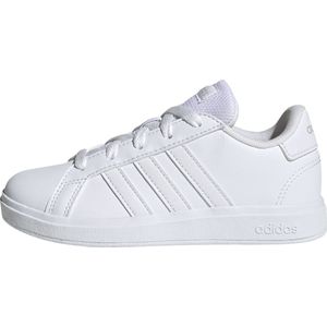 adidas Sportswear Grand Court Lifestyle Tennis Lace-Up Schoenen - Kinderen - Wit- 38