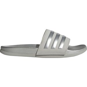 adidas Adilette Comfort dames Slides Badslipper, grey two/silver met./grey two, 40 2/3 EU