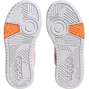 adidas Sportswear Hoops Lifestyle Basketball Hook-and-Loop Shoes - Kinderen - Wit- 35