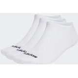 adidas - Thin Linear Low-Cut Socks - Wit/Zwart - 3 Paar