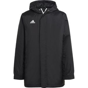adidas - Entrada 22 - Voetbaljack - Zwart Wit - Tafzijde - 100% Gerecycled Polyester