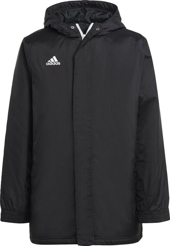 adidas - Entrada 22 - Voetbaljack - Zwart Wit - Tafzijde - 100% Gerecycled Polyester