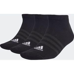Adidas - Sportswear - Korte Sport Sokken - Wit - 3 Paar