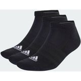 adidas - Sportswear - Korte Sokken - Zwart - 3 Paar, Gevoerde Zool, Ademend, Stretch