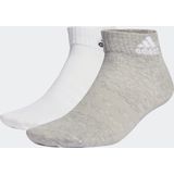 adidas - Sportswear - Enkelsokken - Grijs - 6 Paar - Katoen en Polyester