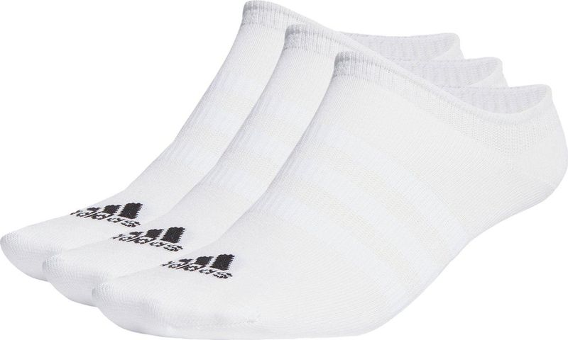 adidas - Sportswear Thin and Light - Sokken - Wit - 3 Paar - Voetboogondersteuning