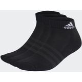 adidas Sportswear Gevoerde Sportswear Enkelsokken 3 Paar - Unisex - Zwart