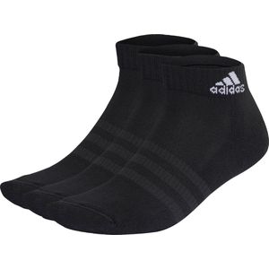 adidas Sportswear Gevoerde Sportswear Enkelsokken 3 Paar - Unisex - Zwart - 49-51