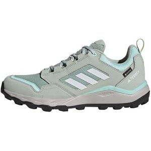 adidas Tracerocker 2.0 Gore-tex Trail Running Sneakers voor dames, Semi Flash Aqua Kristal Wit Wonder Zilver, 36 EU