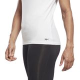 Sportshirt - Wit - Gerecycled Polyester - Slim-Fit