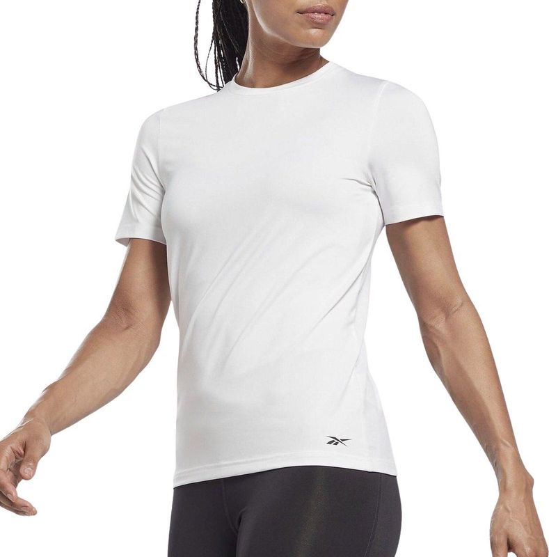 Sportshirt - Wit - Gerecycled Polyester - Slim-Fit