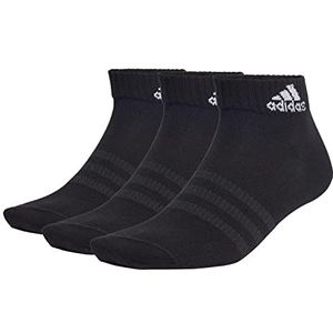 adidas, Confezione Da 6 Paia Di Calzini Per Bambini Thin & Light Sportkleding, Panty, Wit, Zwart, Maat XL, Unisex-Bambino