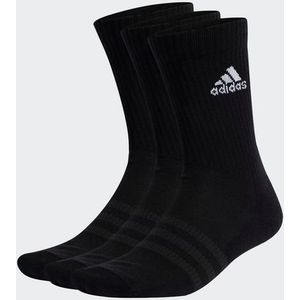 adidas - Sportswear - Gevoerde Sokken - Zwart - 3 Paar - Gerecycled Materiaal