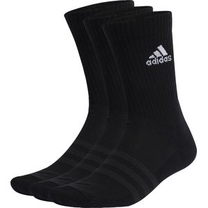 adidas Sportswear Gevoerde Sokken 3 Paar - Unisex - Zwart - 37-39