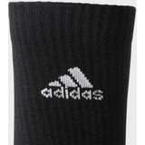 adidas - Sportswear - Gevoerde Sokken - Zwart - 3 Paar - Gerecycled Materiaal