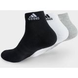 adidas - Gevoerde Enkelsokken - Grijs - 3 Paar - Katoen / Polyester