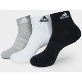 adidas - Gevoerde Enkelsokken - Grijs - 3 Paar - Katoen / Polyester