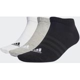 Adidas Performance Sportsokken set van 3 Grijs/Wit/Zwart