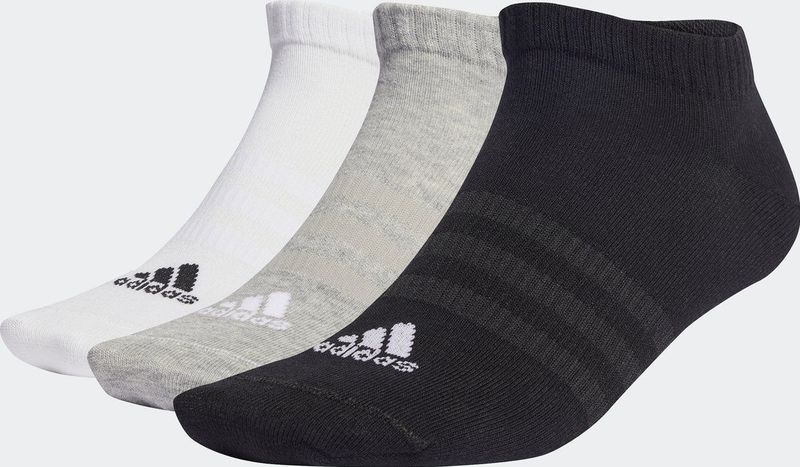 Adidas Performance Sportsokken - set van 3 Zwart/Grijs/Wit