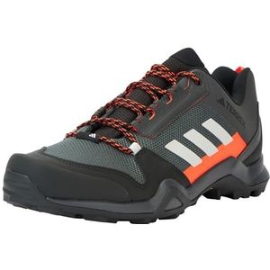 adidas Heren Terrex AX3 Hiking Shoes, Solid Grey / Grey One / Solar Red, 46 2/3 EU