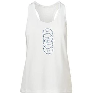 Reebok Dames Running Graphic Vest, Blauw, L, Blauw, XXL