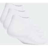 adidas Sportswear Dunne en Lichte Sportswear Korte Sokken 3 Paar - Unisex - Wit