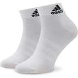 adidas - Sportswear - Enkelsokken - Wit - 3 Paar, Voetboogondersteuning, Naadloos Teenstuk