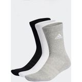 adidas - Sportsokken - Grijs - 62% Katoen / 36% Gerecycled Polyester - 3 Paar