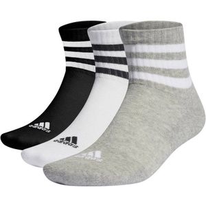 adidas 6 paar C Sportswear MID 6p Mid Cut sokken, uniseks sportsokken, Meerkleurig, 43/45 EU