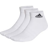 adidas - Sportswear - Enkelsokken - Zwart - Katoen en Polyester - 3 Paar