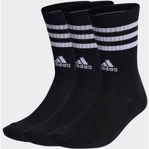 Set van 3 paar hoge sokken adidas Performance. Katoen materiaal. Maten XXL. Zwart kleur